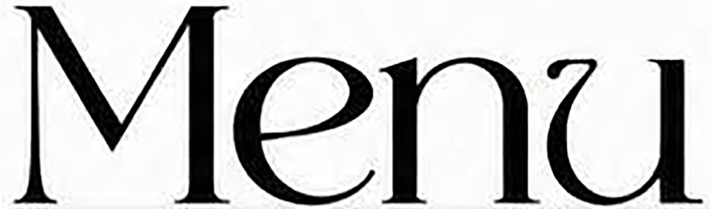 Menu Font sample to identify the typeface on WhatFontIs