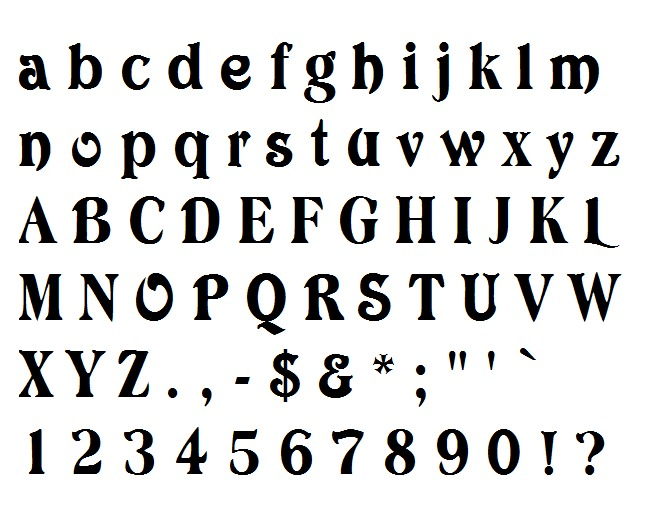 Ultima videogame series logo Font sample to identify the typeface on WhatFontIs