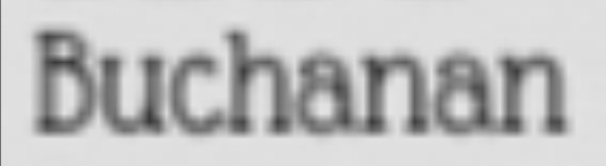 Buchanan Font sample to identify the typeface on WhatFontIs