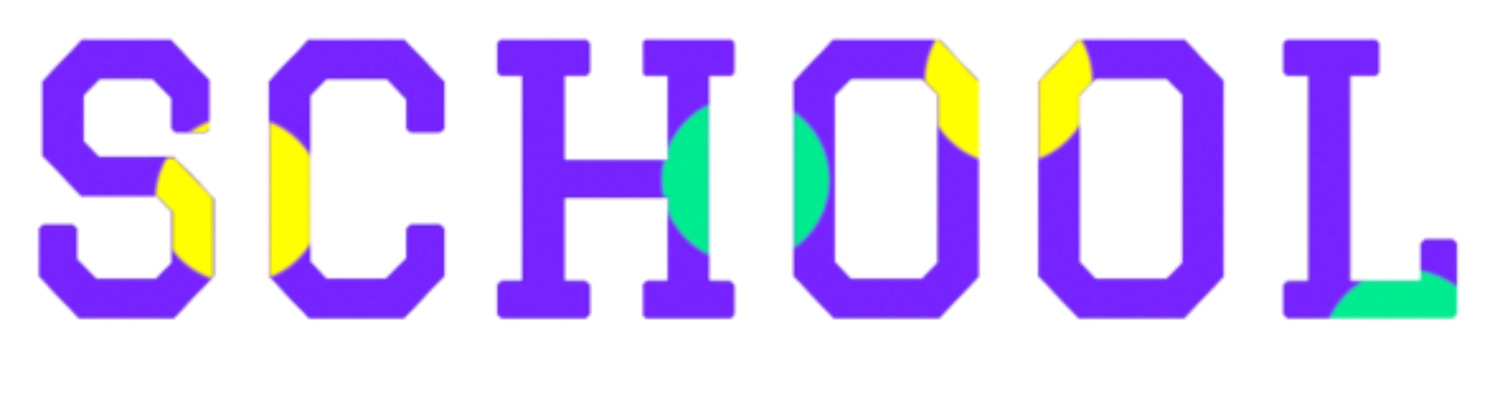 SCHOOL Font sample to identify the typeface on WhatFontIs