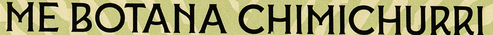 Recognize the font?
