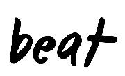 beat Font sample uploaded by mandiminni to identify the typeface on WhatFontIs