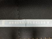 FABWRIGHT Font sample uploaded by TVG to identify the typeface on WhatFontIs