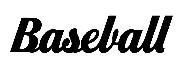Baseball Font sample uploaded by courtney8818 to identify the typeface on WhatFontIs