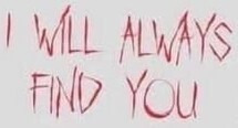 I will always find you