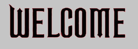 WELCOME Font sample to identify the typeface on WhatFontIs