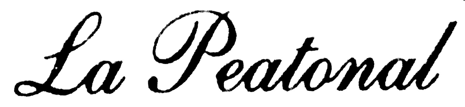 La Peatonal Font sample to identify the typeface on WhatFontIs