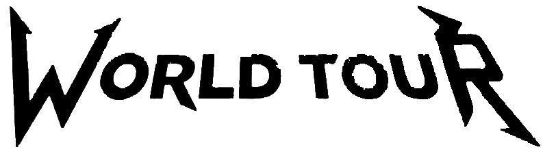 WORLD TOUR font