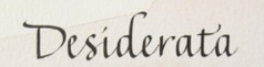 Desiderat'a Font sample to identify the typeface on WhatFontIs