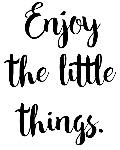 Enjoy the little things Font sample uploaded by hugogs02 to identify the typeface on WhatFontIs