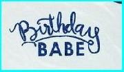 what font is birthday please