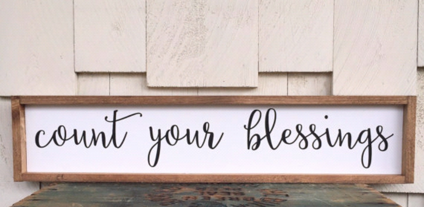 count your blessings font