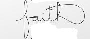 Faith Font sample uploaded by Charlene to identify the typeface on WhatFontIs