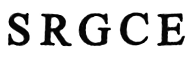 SRGCE Font sample to identify the typeface on WhatFontIs