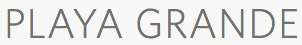 PLAYA GRANDE Font sample to identify the typeface on WhatFontIs