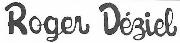 Roger Deziel Font sample uploaded by Anagra to identify the typeface on WhatFontIs