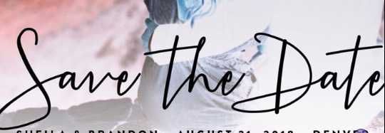 Save the Date Font sample to identify the typeface on WhatFontIs