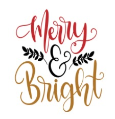 Font for Merry & Bright please.