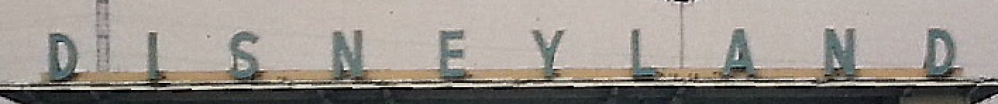 DISNEYLAND Font sample to identify the typeface on WhatFontIs