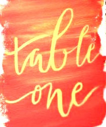 table one Font sample to identify the typeface on WhatFontIs