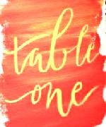 table one Font sample uploaded by torete43 to identify the typeface on WhatFontIs