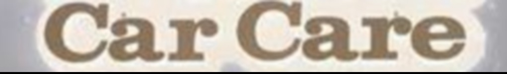 Car Care Font sample to identify the typeface on WhatFontIs