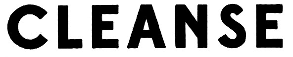 Total Cleanse font Font sample to identify the typeface on WhatFontIs
