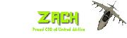 What font is "Zach" in this Pic Font sample uploaded by Zach7 to identify the typeface on WhatFontIs
