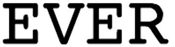 EVER - Font name