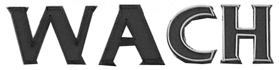 WACH Font sample to identify the typeface on WhatFontIs