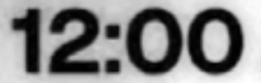“12:00” Font sample to identify the typeface on WhatFontIs
