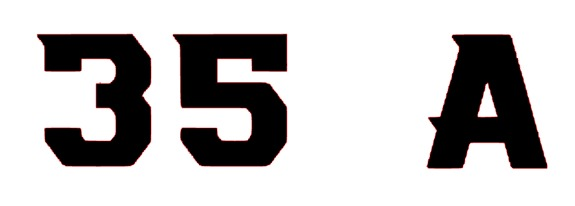 35A Font sample to identify the typeface on WhatFontIs