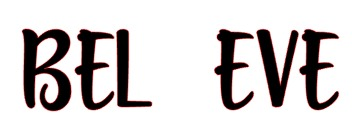 BELEVE Font sample to identify the typeface on WhatFontIs
