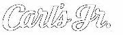 Carl's Jr. Cursive Font Font sample uploaded by jonathanweathersby to identify the typeface on WhatFontIs