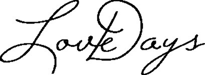 Love Days typeface Font sample to identify the typeface on WhatFontIs
