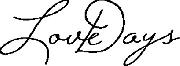 Love Days typeface Font sample uploaded by chrisbot to identify the typeface on WhatFontIs