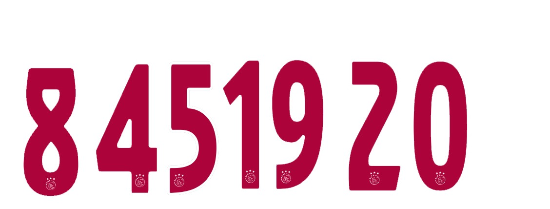 Font Ajax numbers Font sample to identify the typeface on WhatFontIs
