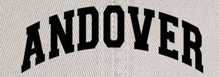 ANDOVER Font sample to identify the typeface on WhatFontIs