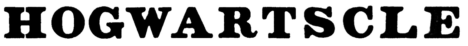 HOGWARTS Font Font sample to identify the typeface on WhatFontIs