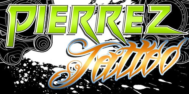 Pierrez Tattoo logo fonts Font sample to identify the typeface on WhatFontIs