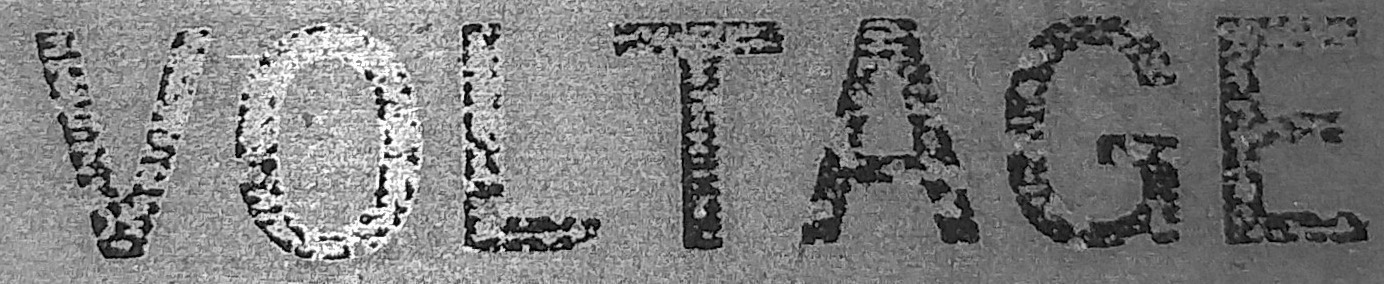 High Voltage Warning Font Font sample to identify the typeface on WhatFontIs