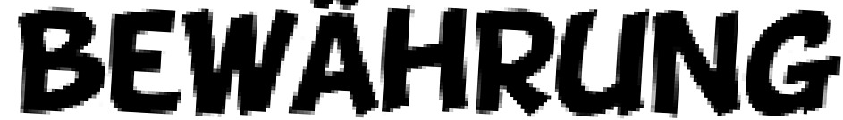 BEWAHR Font sample to identify the typeface on WhatFontIs