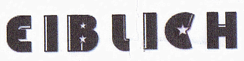 EIBLICH Font sample to identify the typeface on WhatFontIs