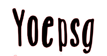 Yoepsg Font sample to identify the typeface on WhatFontIs