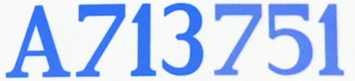 bus number Font sample to identify the typeface on WhatFontIs
