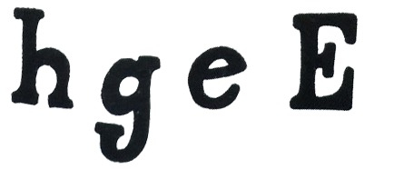hgeg Font sample to identify the typeface on WhatFontIs