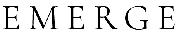 EMERGE Font sample uploaded by aku1134 to identify the typeface on WhatFontIs