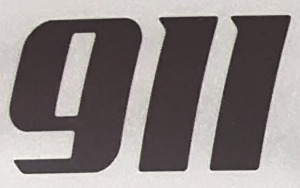 911 Font sample to identify the typeface on WhatFontIs