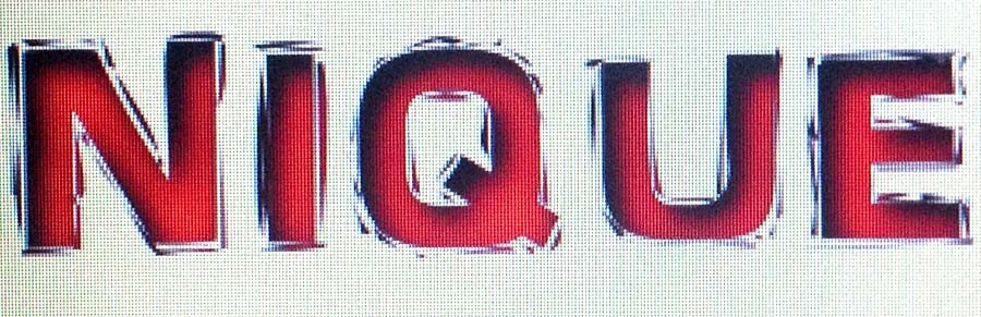 UNIQUE Font sample to identify the typeface on WhatFontIs