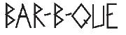 BARBQUE Font sample uploaded by Jmayle to identify the typeface on WhatFontIs